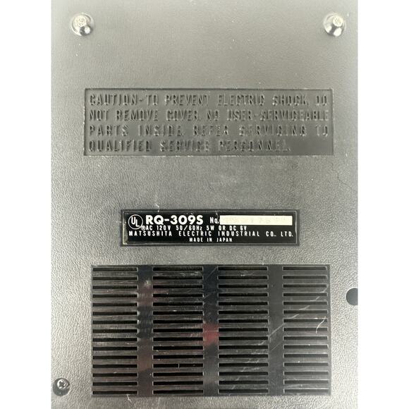 VTG Panasonic RQ-309AS Tape Recorder Made in Japan (works With Cord) - Picture 7 of 7